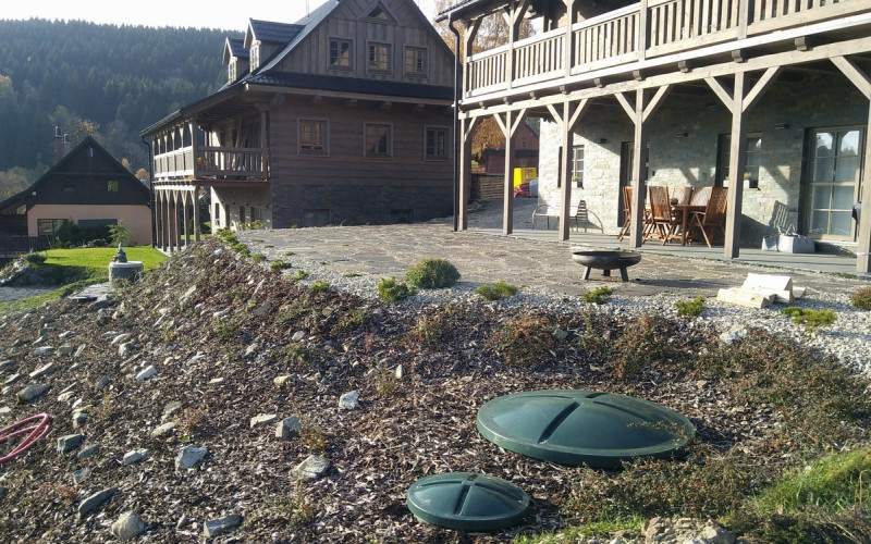 Instalovaná domovní čistírna odpadních vod Aquatec AT