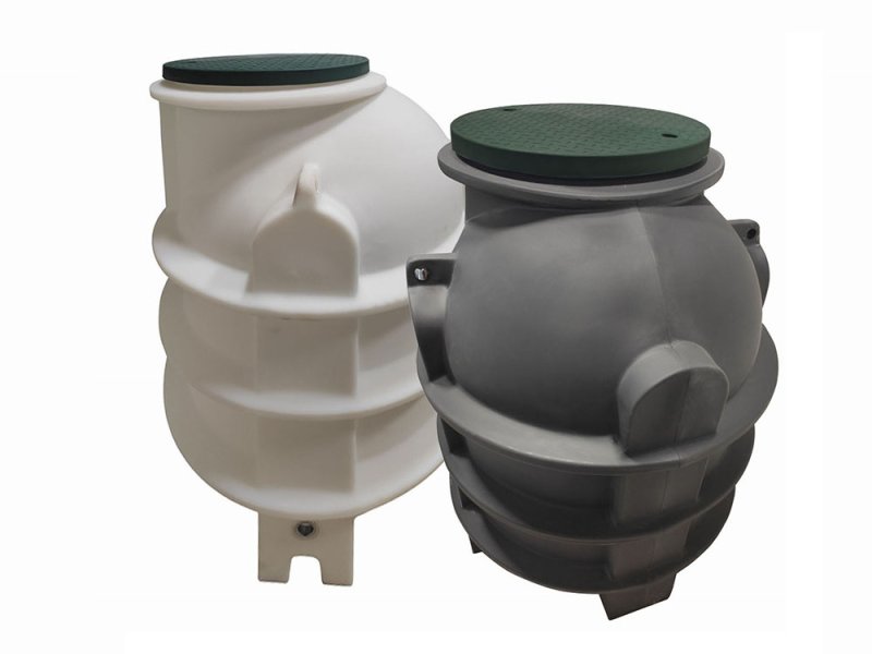 Vodoměrná šachta V-1000/1500 ROTO  (v provedení černá / bílá)